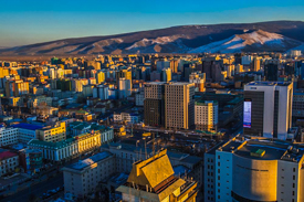 The capital city, Ulaanbaatar