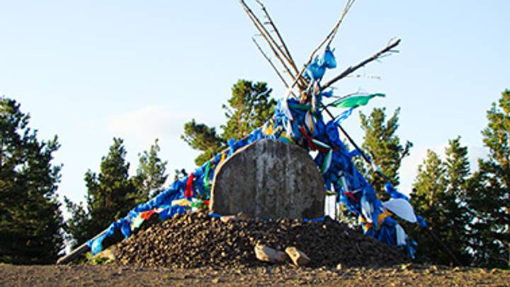 Deluun boldog birthplace of Chinggis Khaan