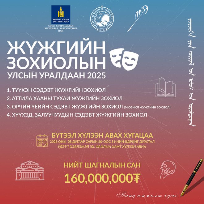 Улсын драмын эрдмийн театр энэ сард